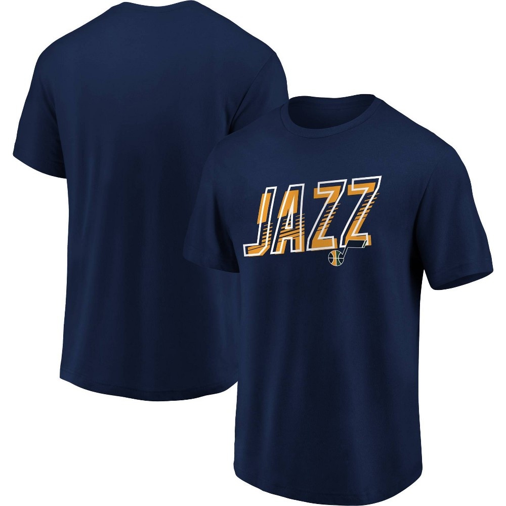 slide 3 of 3, NBA Utah Jazz Men's Bi-blend Short Sleeve T-Shirt - XL, 1 ct