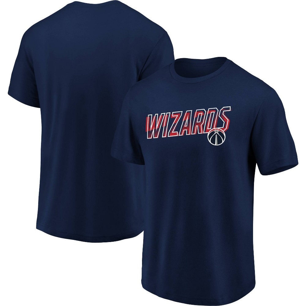 slide 3 of 3, NBA Washington Wizards Men's Bi-blend Short Sleeve T-Shirt - XL, 1 ct