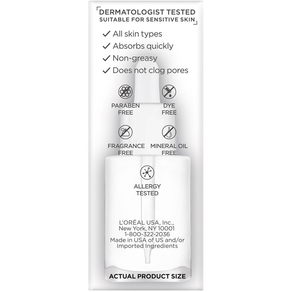 slide 5 of 7, L'Oreal Paris Revitalift Derm Intensives 10% Pure Glycolic Acid Face Serum, 0.5 fl oz