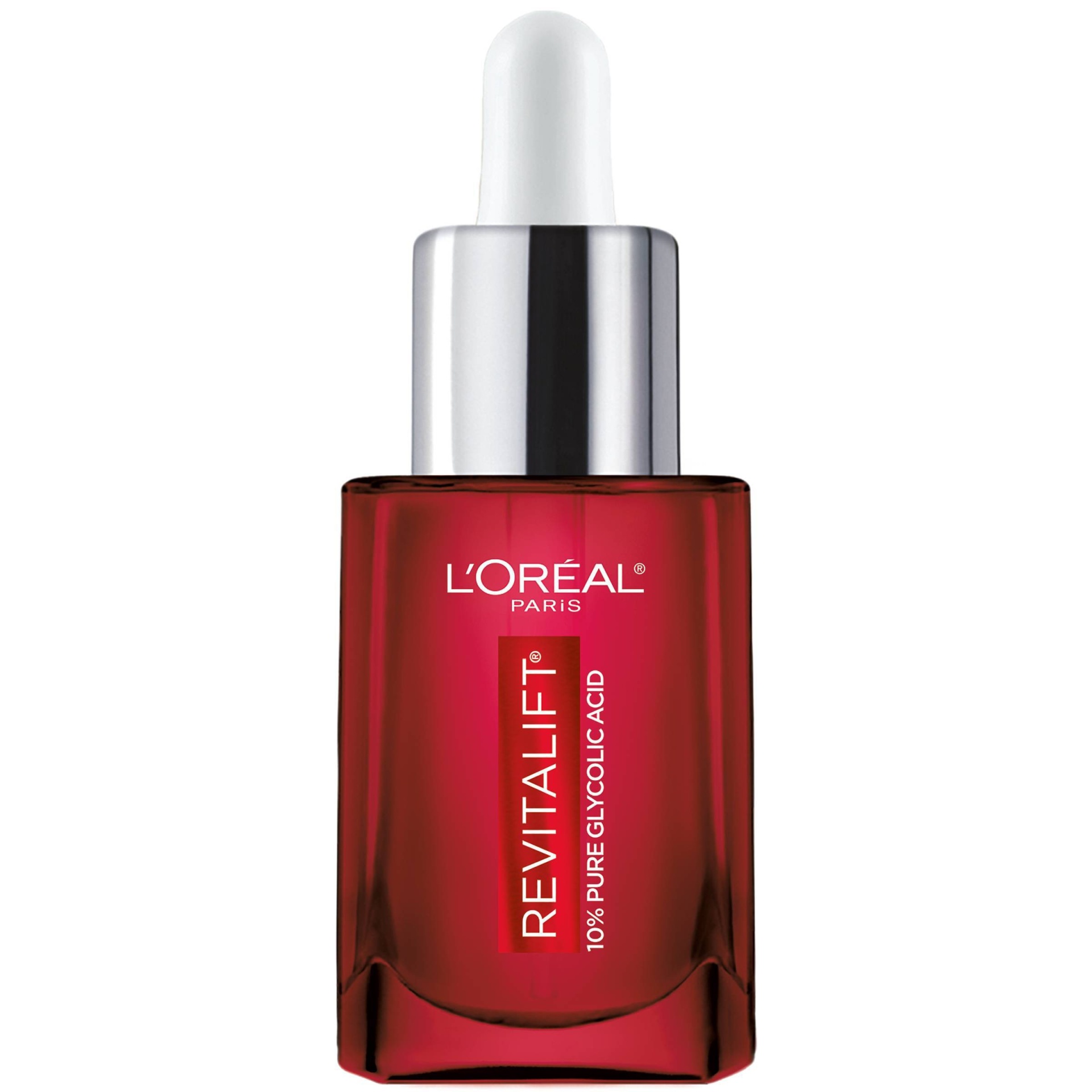 slide 1 of 7, L'Oreal Paris Revitalift Derm Intensives 10% Pure Glycolic Acid Face Serum, 0.5 fl oz