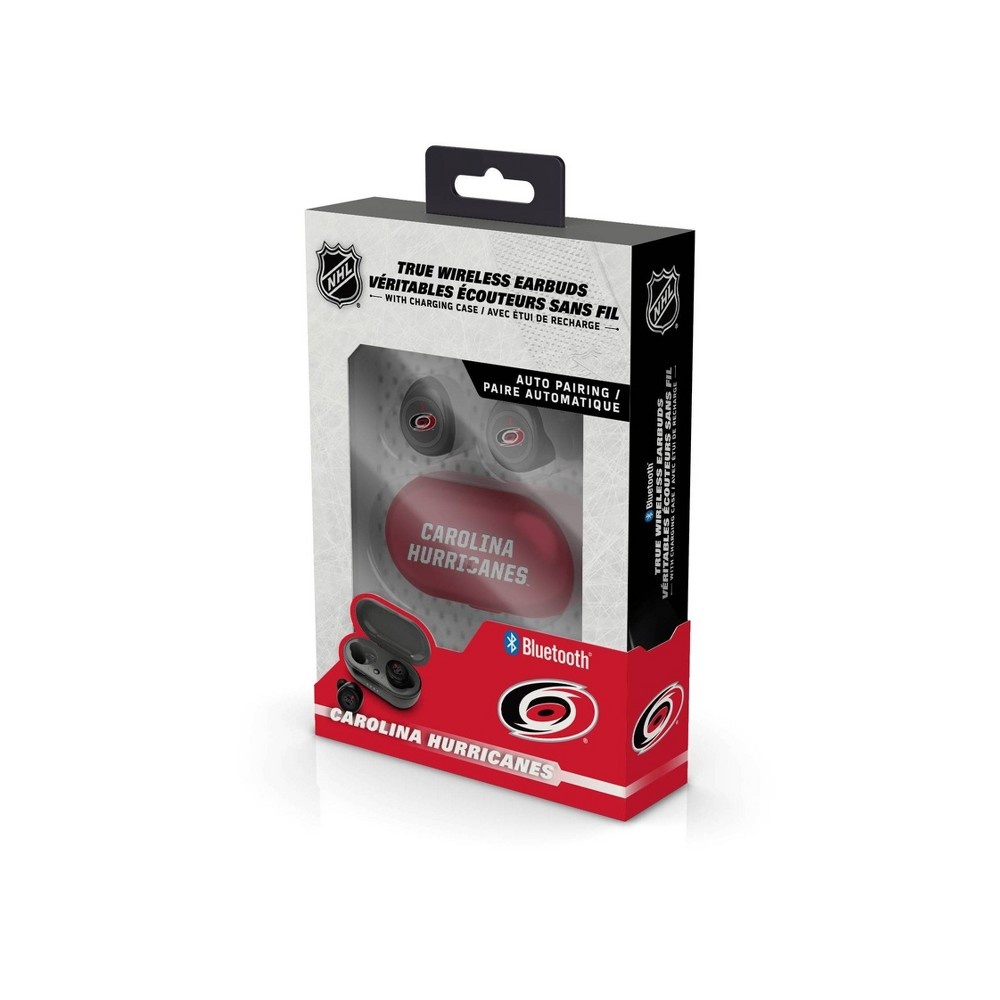 slide 2 of 3, NHL Carolina Hurricanes True Wireless Earbuds, 1 ct