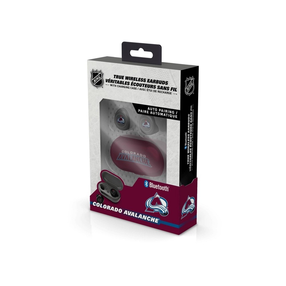 slide 2 of 3, NHL Colorado Avalanche True Wireless Earbuds, 1 ct