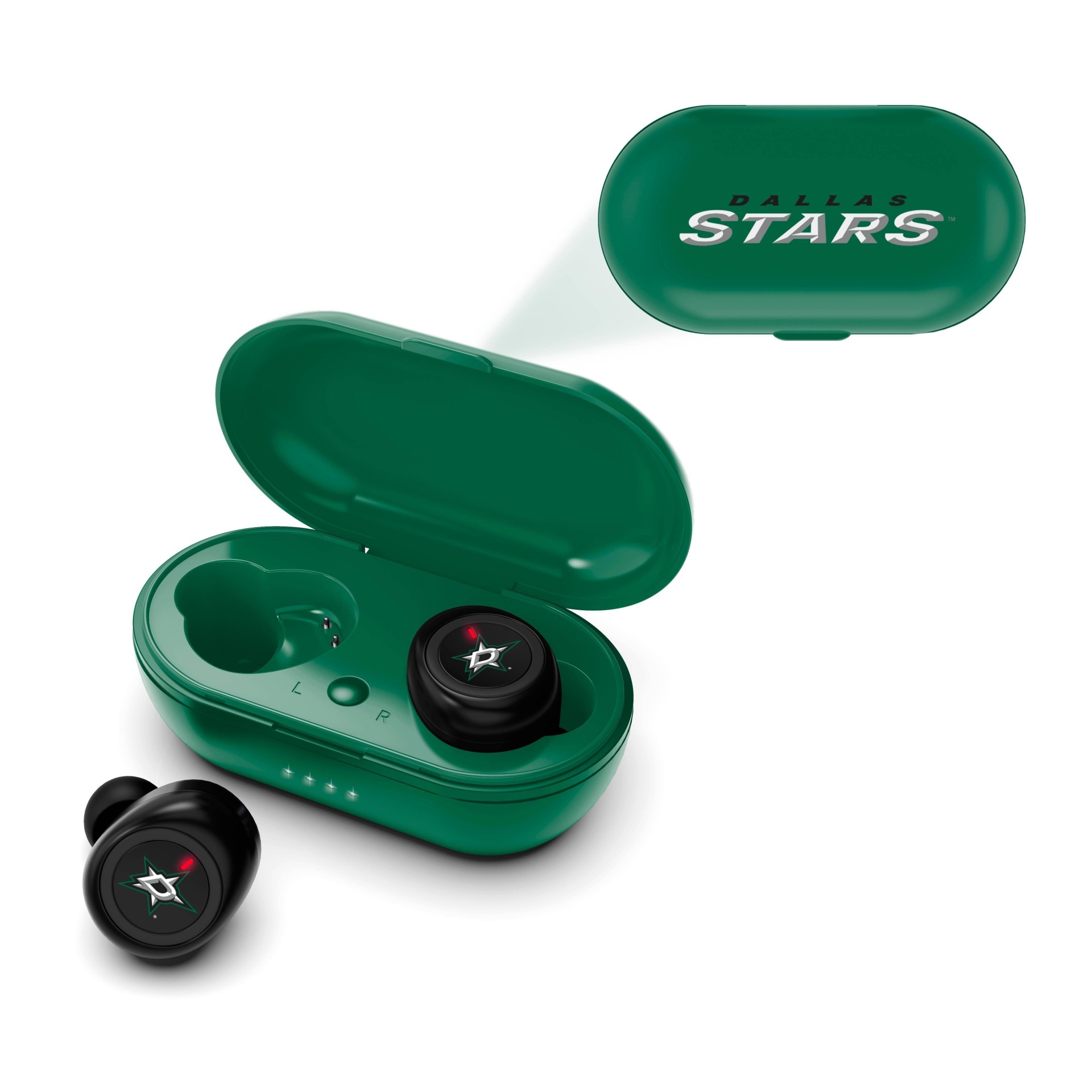 slide 1 of 3, NHL Dallas Stars True Wireless Earbuds, 1 ct