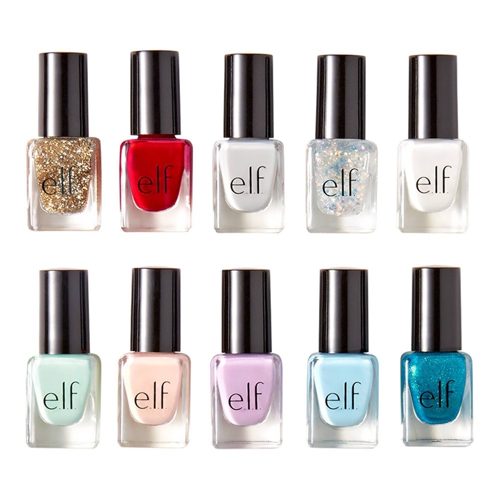 slide 2 of 3, e.l.f. Holiday Goodie Gumdrops Nail Set, 10 ct