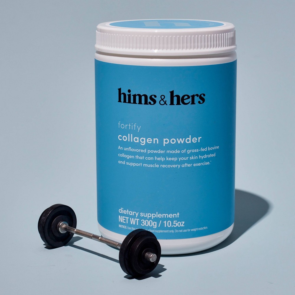 slide 2 of 5, hims&hers Protein Unflavored Collagen Powder - 10.58oz, 10.58 oz