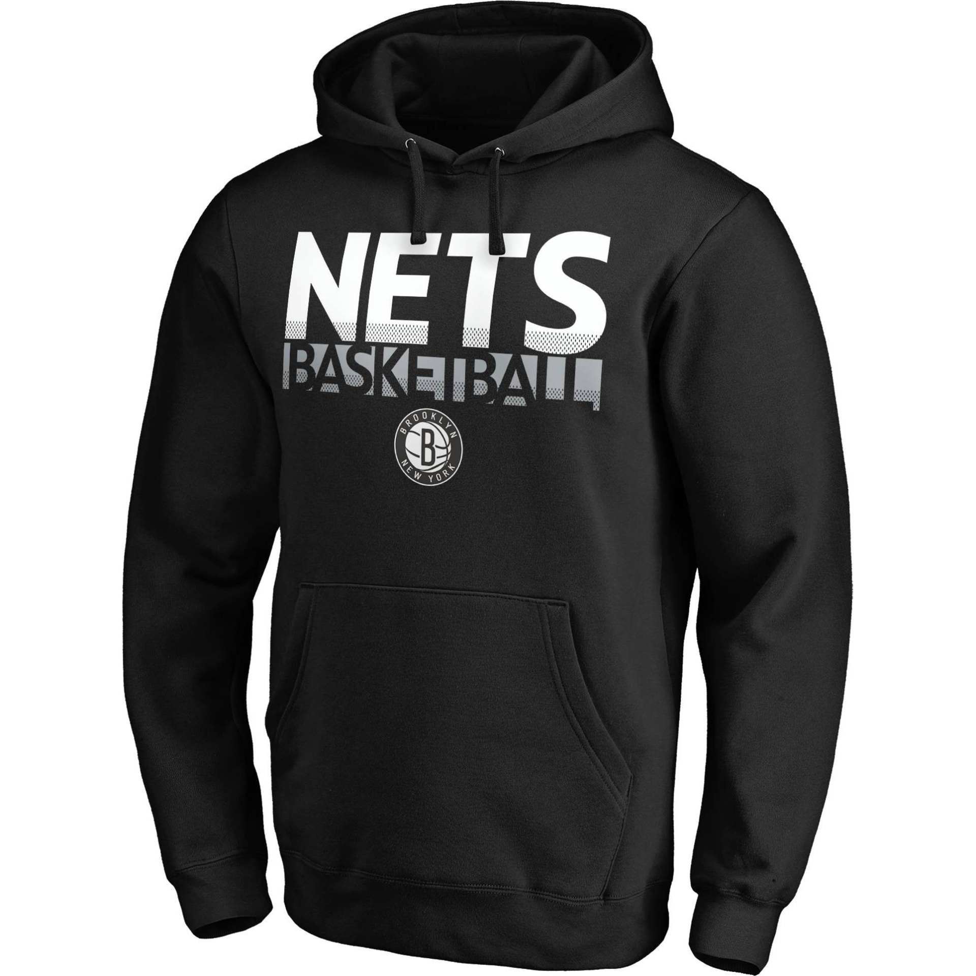 slide 1 of 3, NBA Brooklyn Nets Men&#39;s Fleece Hoodie - XL, 1 ct