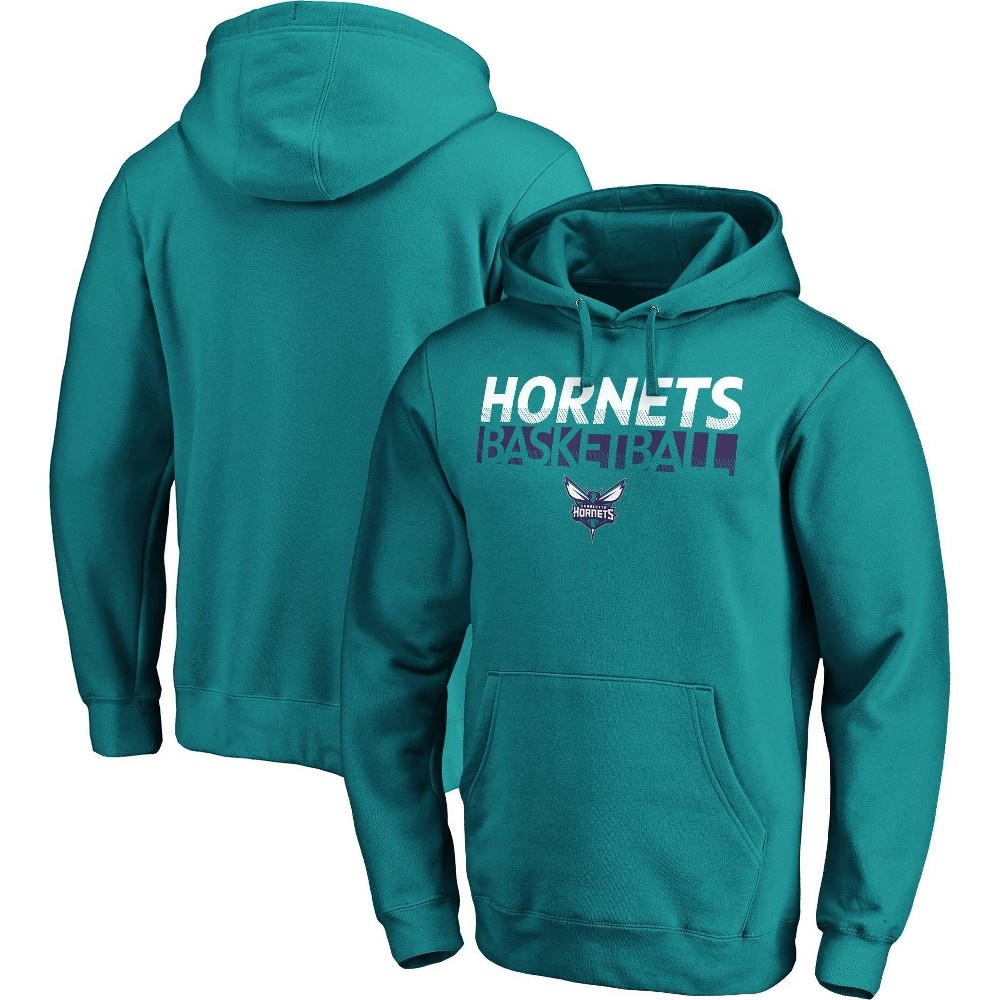 slide 3 of 3, NBA Charlotte Hornets Men&#39;s Fleece Hoodie - XL, 1 ct