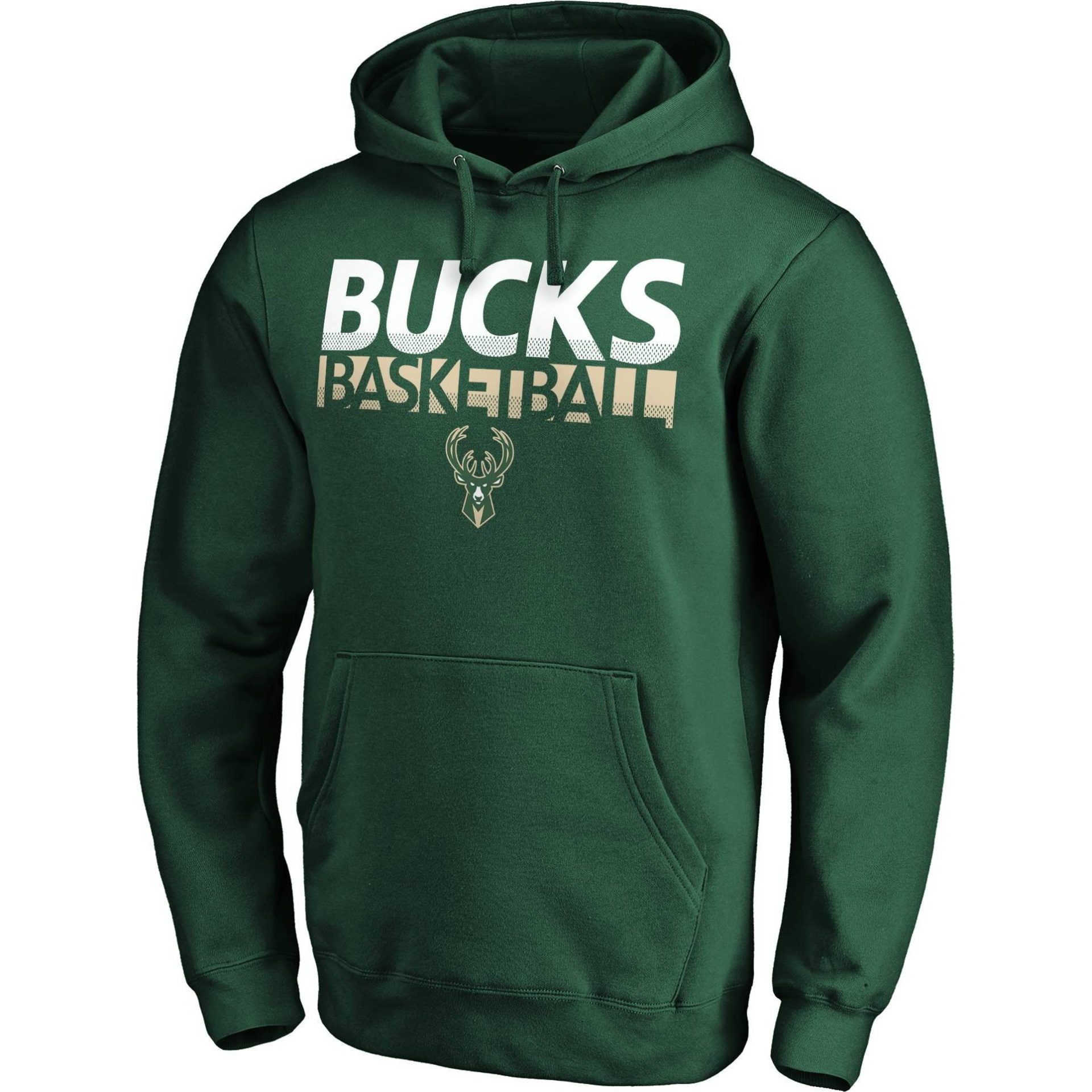 slide 1 of 3, NBA Milwaukee Bucks Men's Fleece Hoodie - XL, 1 ct