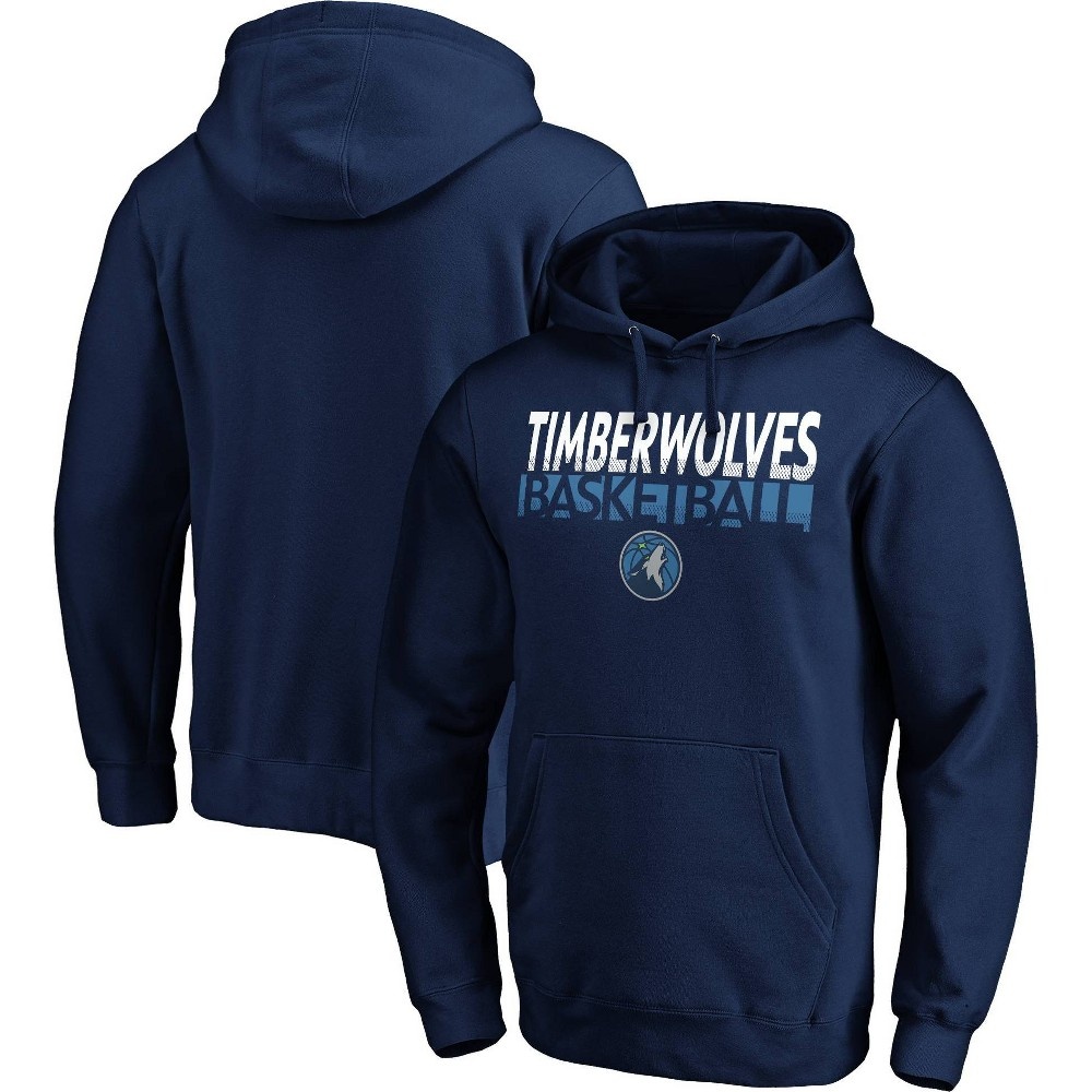 slide 3 of 3, NBA Minnesota Timberwolves Men&#39;s Fleece Hoodie - XL, 1 ct