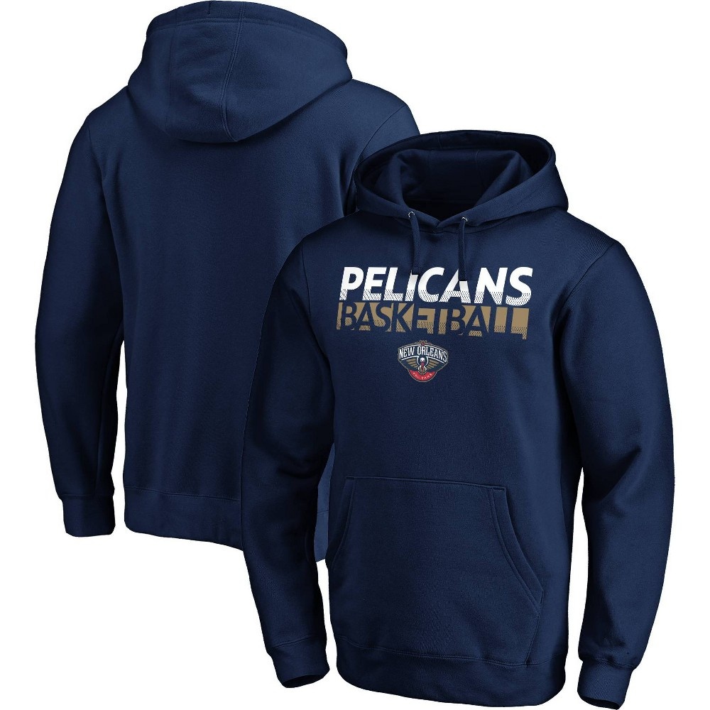 slide 3 of 3, NBA New Orleans Pelicans Men's Fleece Hoodie - XL, 1 ct