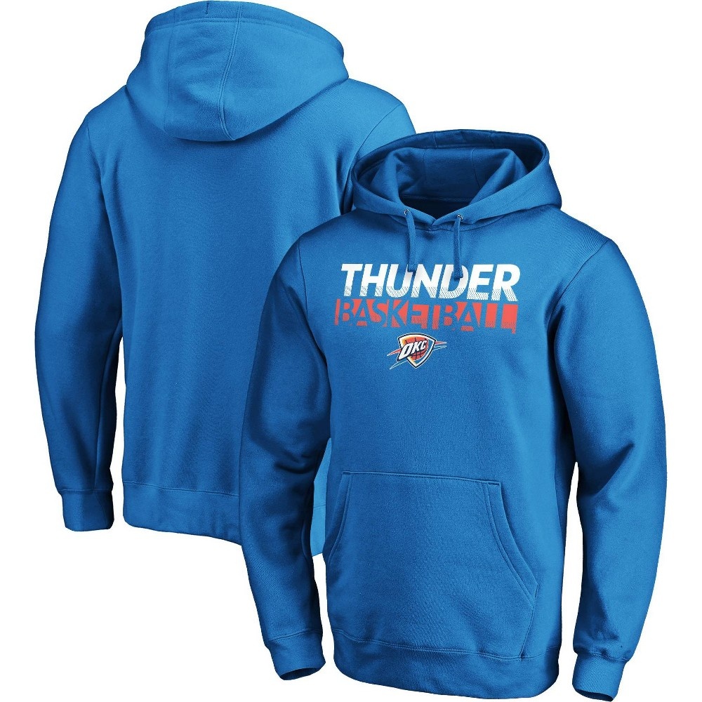 slide 3 of 3, NBA Oklahoma City Thunder Men's Fleece Hoodie - XL, 1 ct