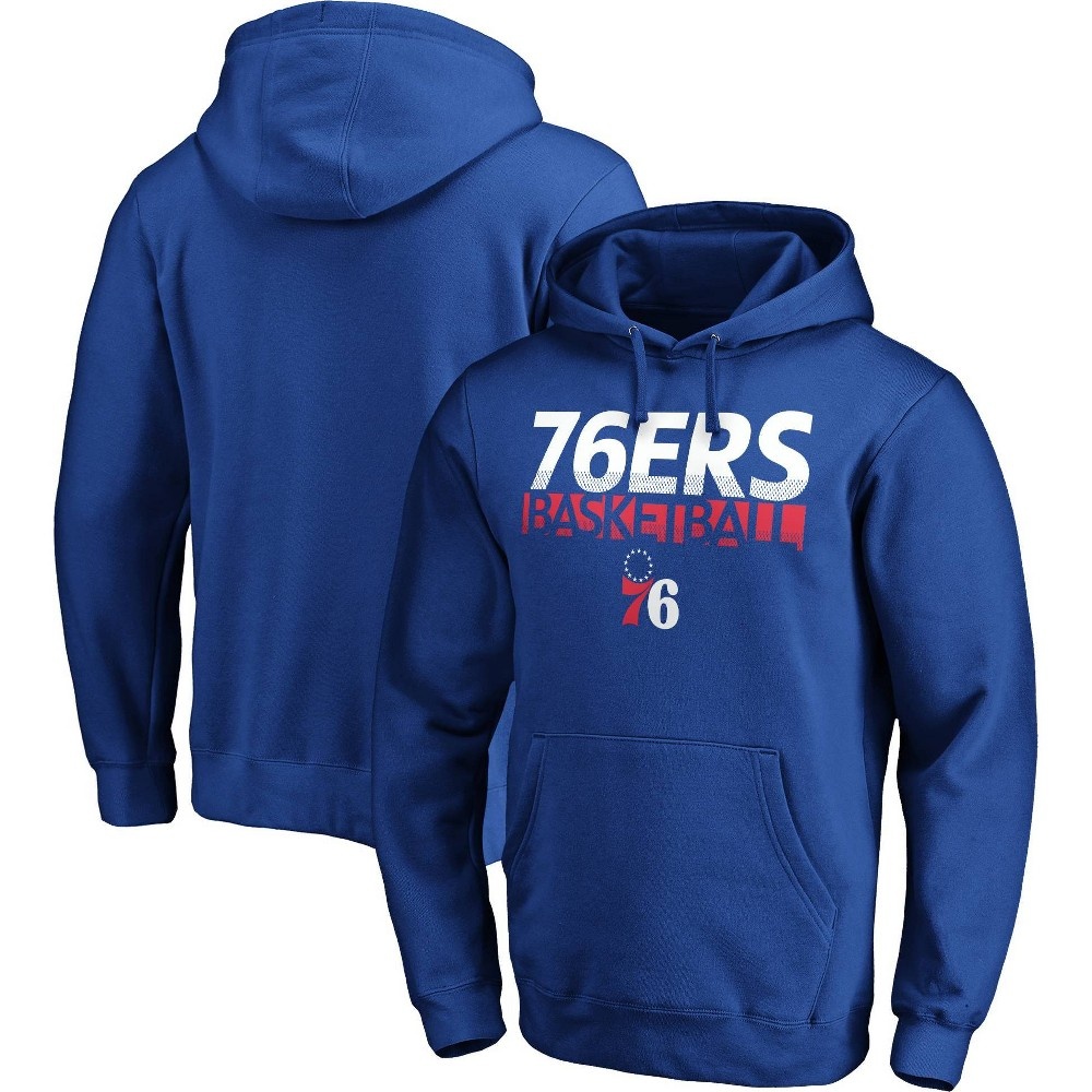 slide 3 of 3, NBA Philadelphia 76ers Men's Fleece Hoodie - XL, 1 ct