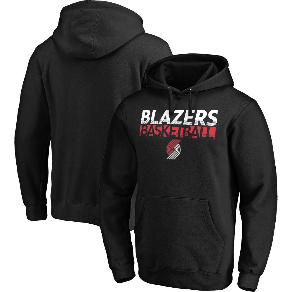 slide 3 of 3, NBA Portland Trail Blazers Men's Fleece Hoodie - XL, 1 ct