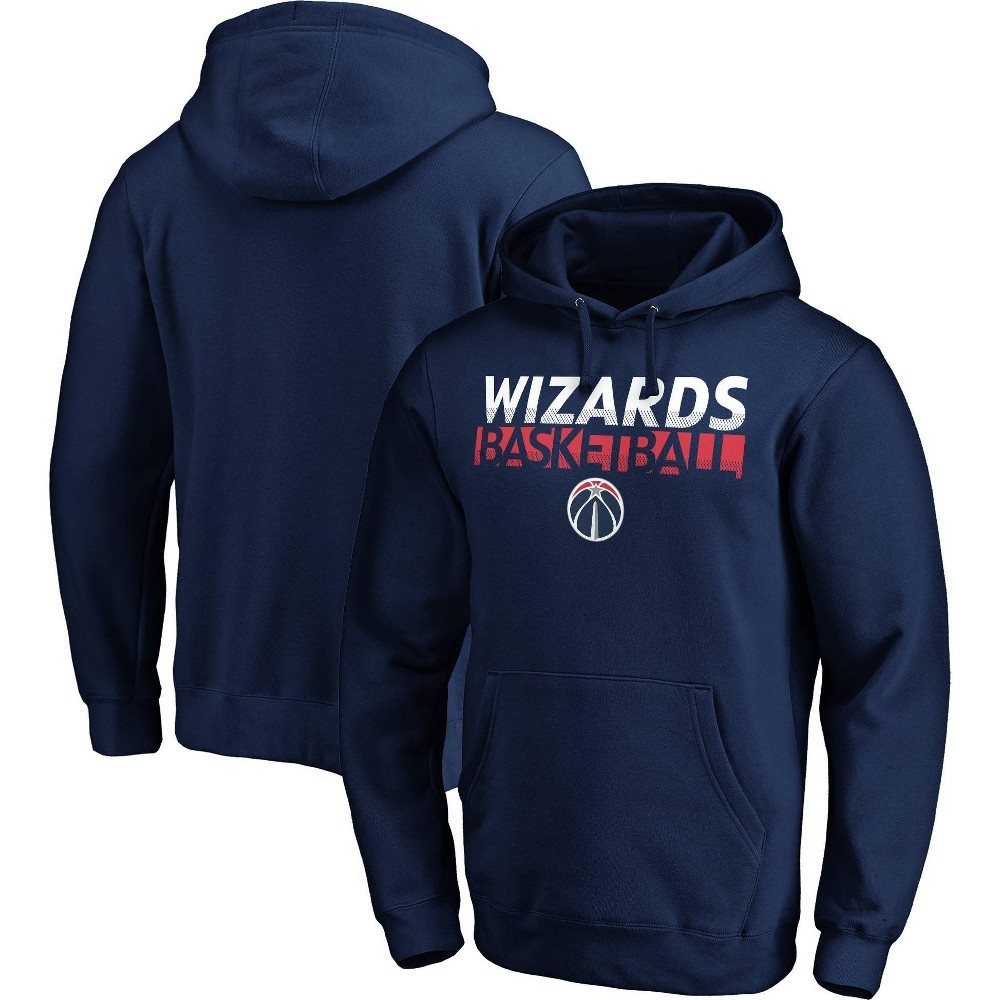 slide 3 of 3, NBA Washington Wizards Men's Fleece Hoodie - XL, 1 ct