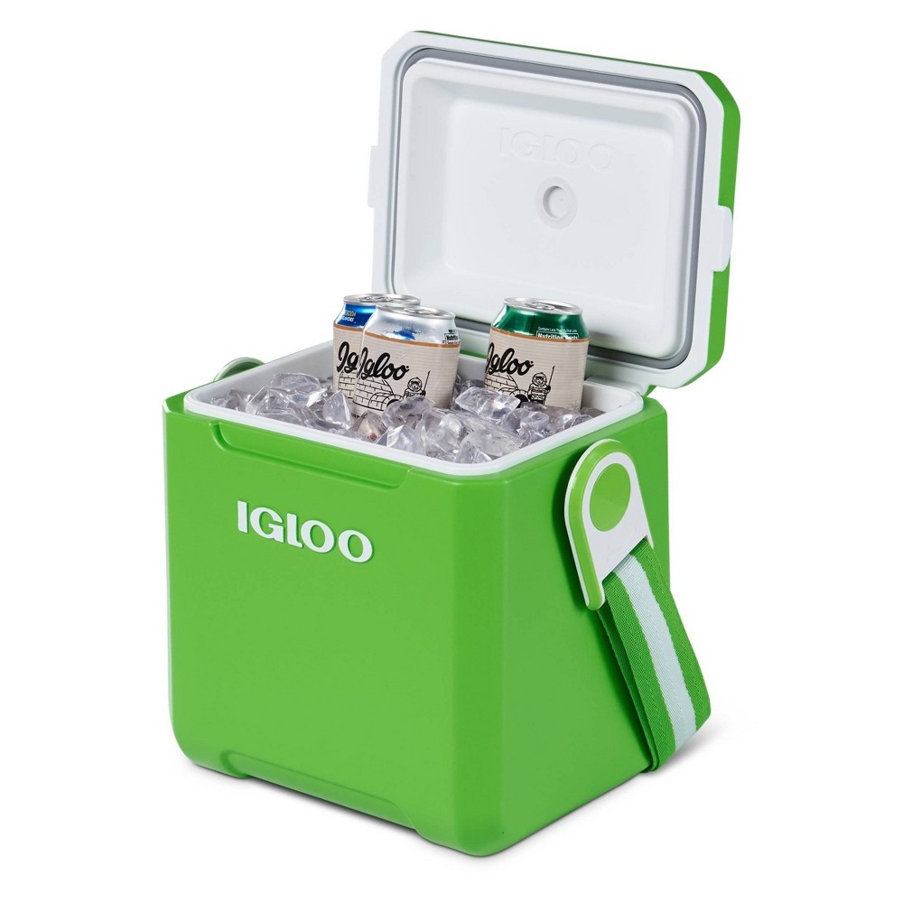 slide 3 of 15, Igloo Tag Along Too Personal 11qt Cooler - Green, 1 ct