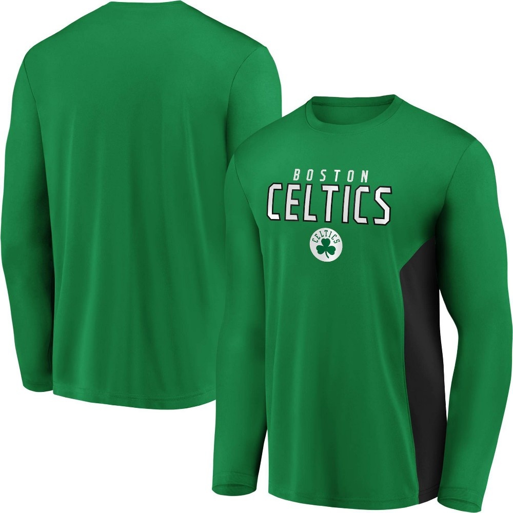 Boston Celtics Women's NBA Long Sleeve Baby Jersey Crew Neck Tee 