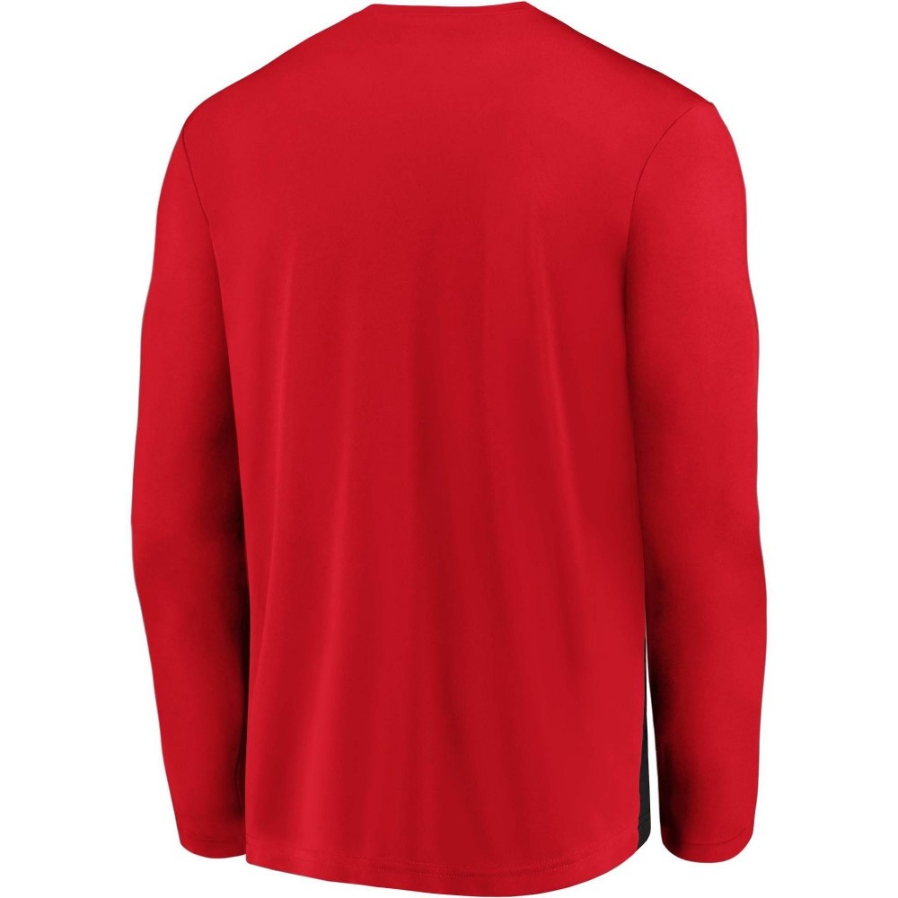 slide 2 of 3, NBA Chicago Bulls Men's Synthetic Long Sleeve T-Shirt - XL, 1 ct