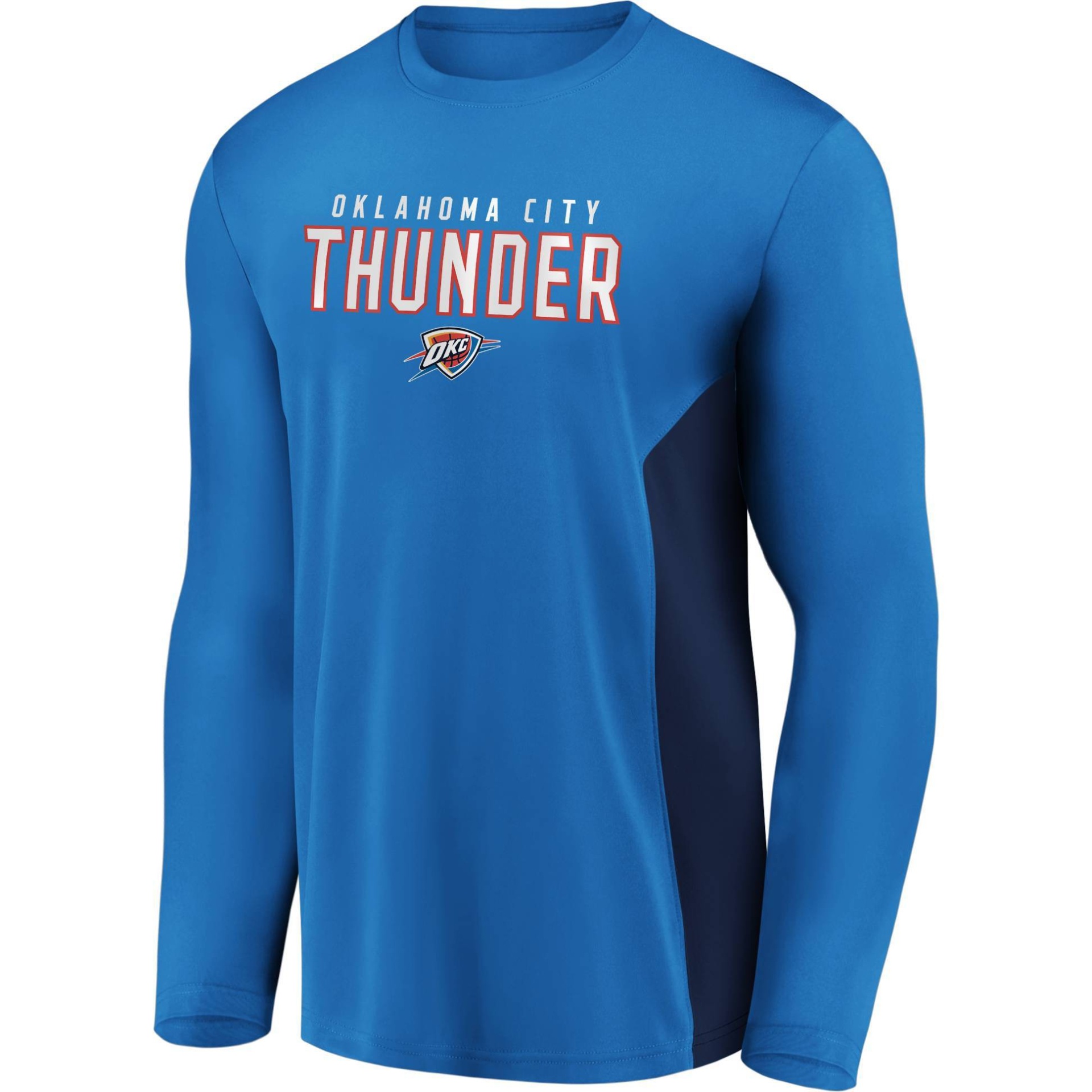 slide 1 of 3, NBA Oklahoma City Thunder Men's Synthetic Long Sleeve T-Shirt - XL, 1 ct