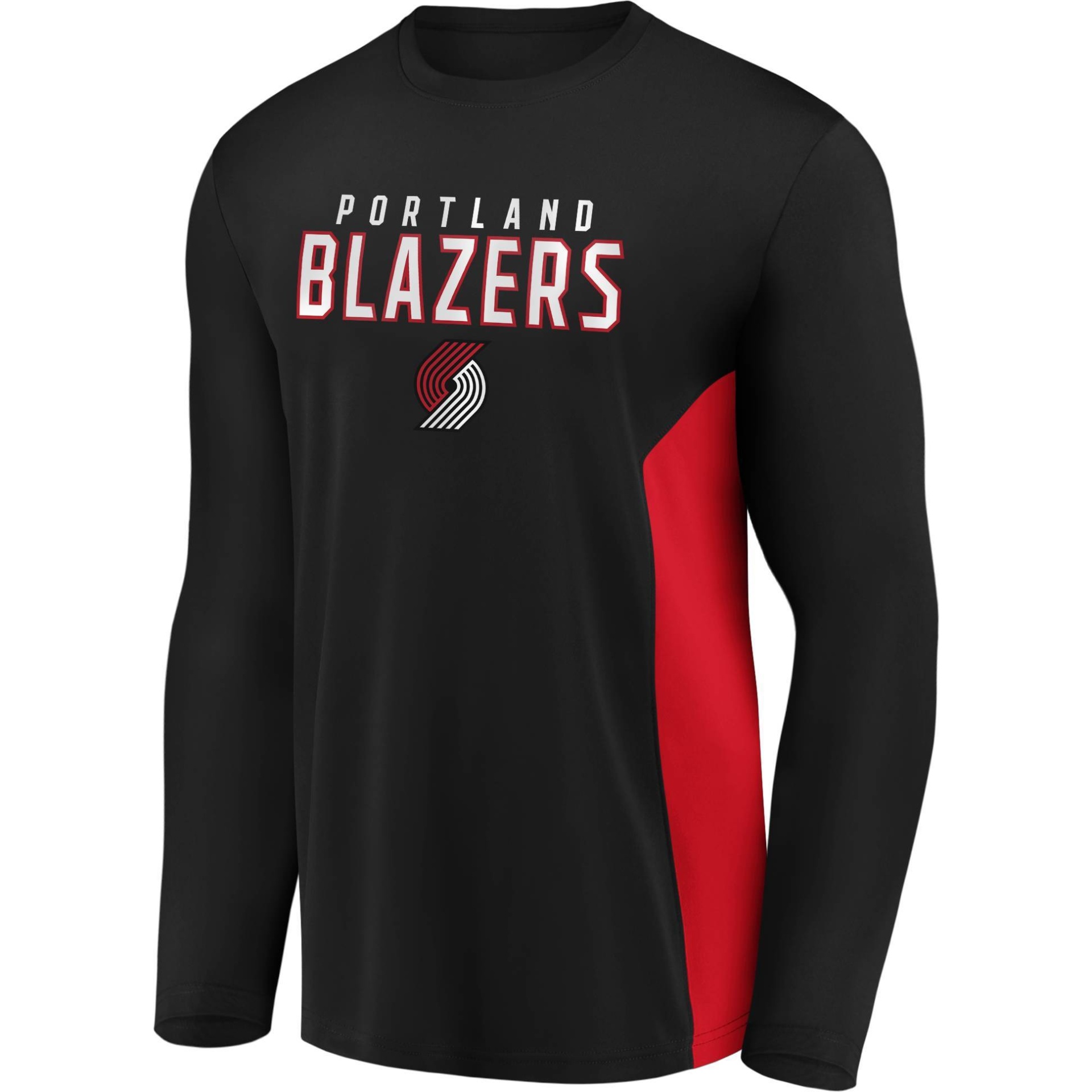 slide 1 of 3, NBA Portland Trail Blazers Men's Synthetic Long Sleeve T-Shirt - XL, 1 ct
