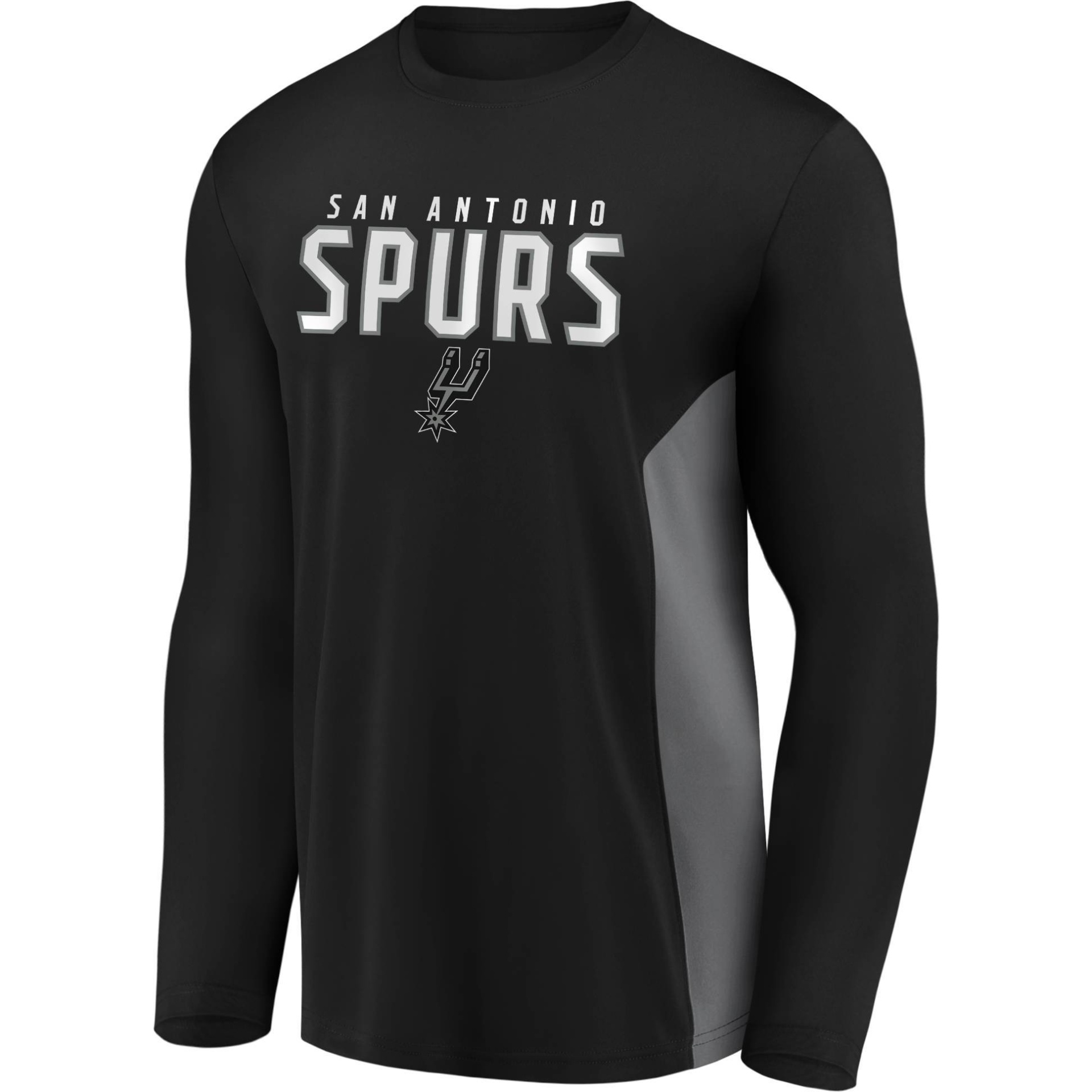 slide 1 of 3, NBA San Antonio Spurs Men's Synthetic Long Sleeve T-Shirt - XL, 1 ct