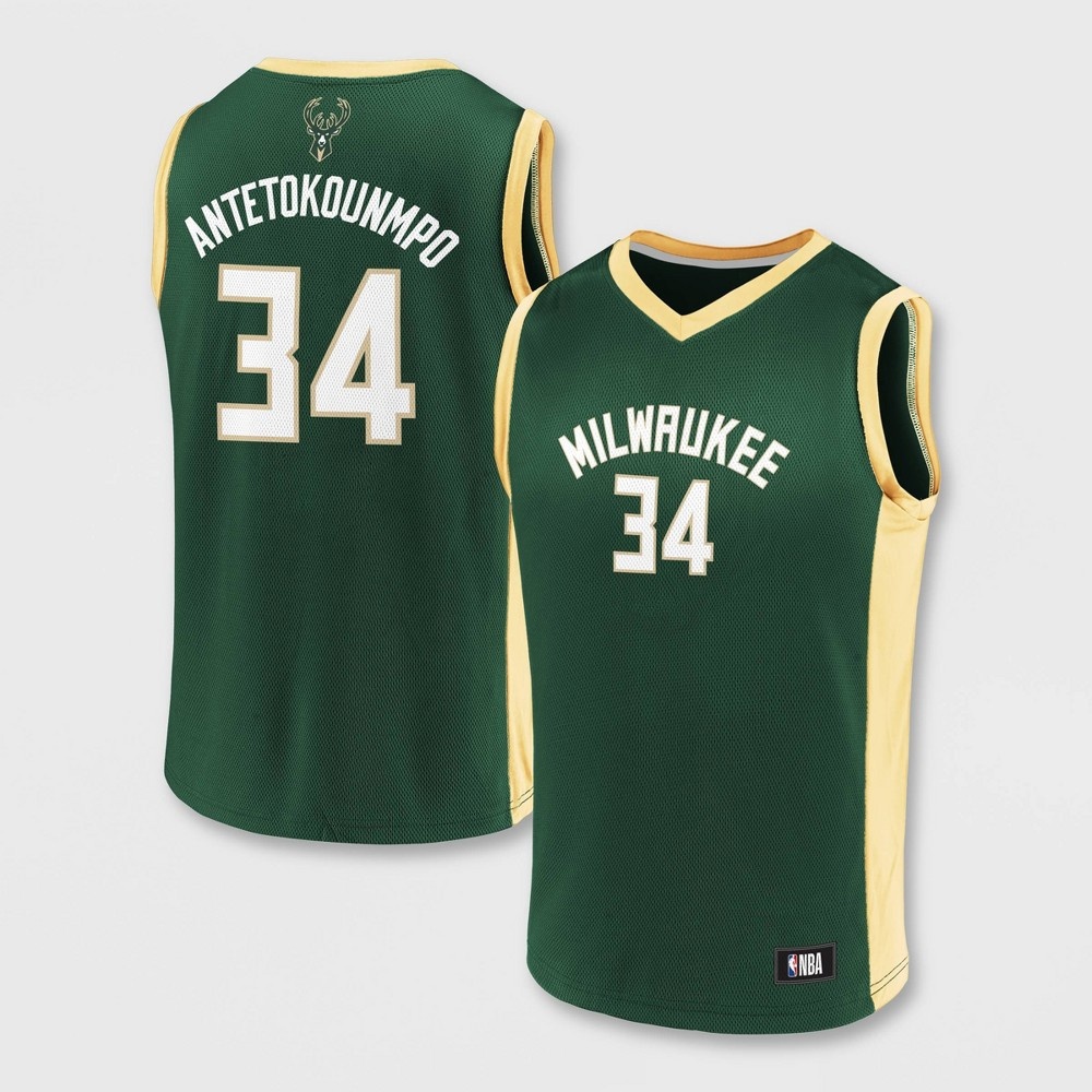 slide 3 of 3, NBA Milwaukee Bucks Boys' Jersey - XL, 1 ct