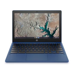 HP Inc. HP 11.6" Touchscreen Chromebook Laptop with Chrome OS - MediaTek Processor - 4GB RAM Memory - 32GB Flash Storage - Indigo Blue (11a-na0036nr)