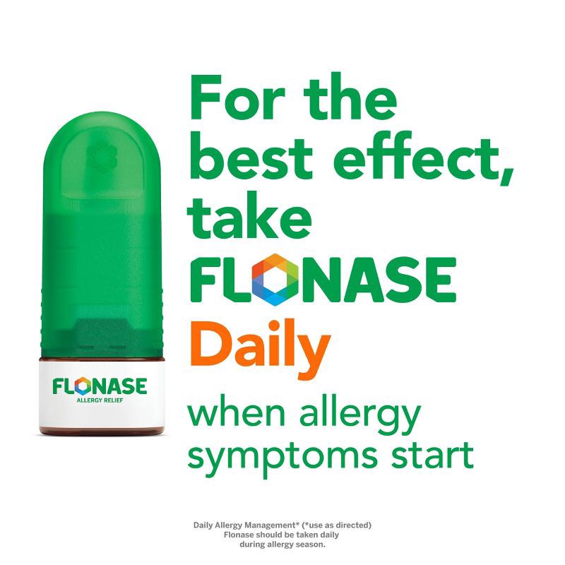 slide 9 of 9, Flonase Allergy Relief Nasal Spray - Fluticasone Propionate - 0.38 fl oz, 0.38 fl oz