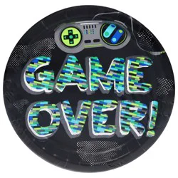 Unique Game Over Plates 9 inch