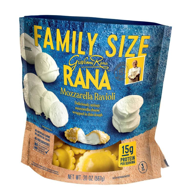 slide 2 of 8, Rana Mozzarella Cheese Ravioli - 20oz, 20 oz