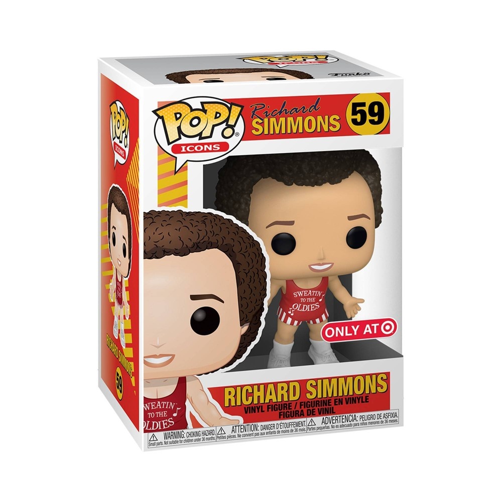 slide 2 of 2, Funko POP! Icons: Richard Simmons (Target Exclusive), 1 ct