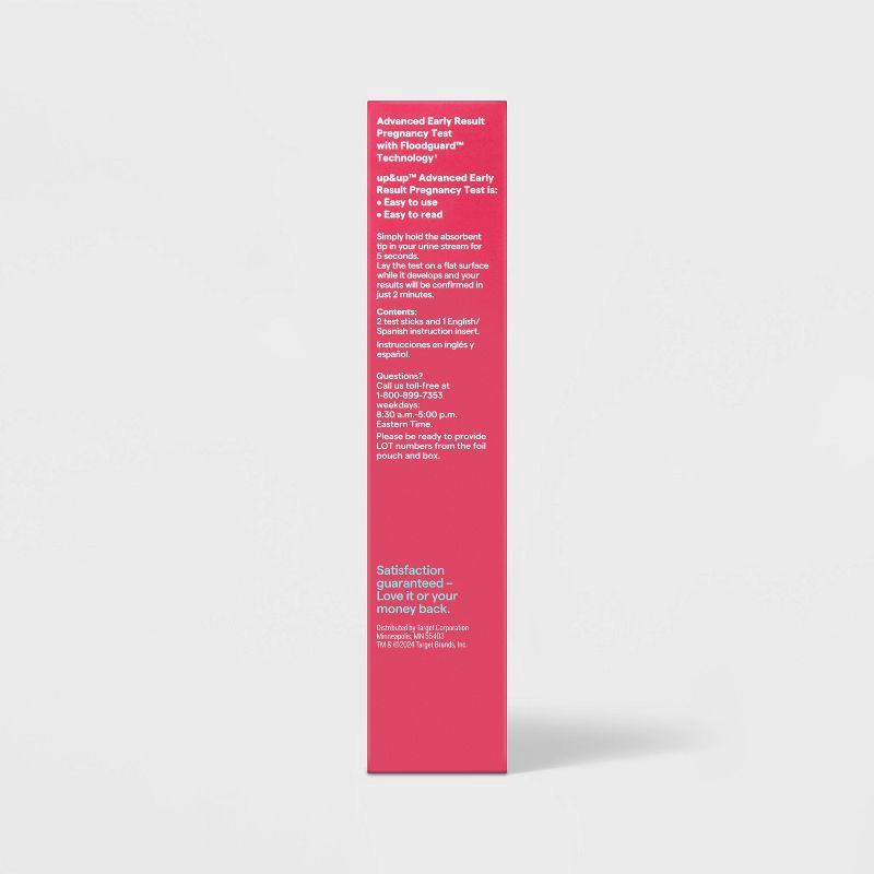 slide 4 of 5, Advanced Early Result Pregnancy Test - 2ct - up&up™, 2 ct