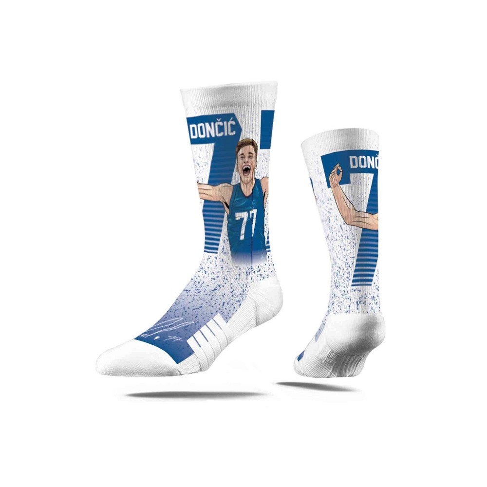 slide 2 of 2, NBA Dallas Mavericks Luka Dsoncic Galaxy Socks, 1 ct