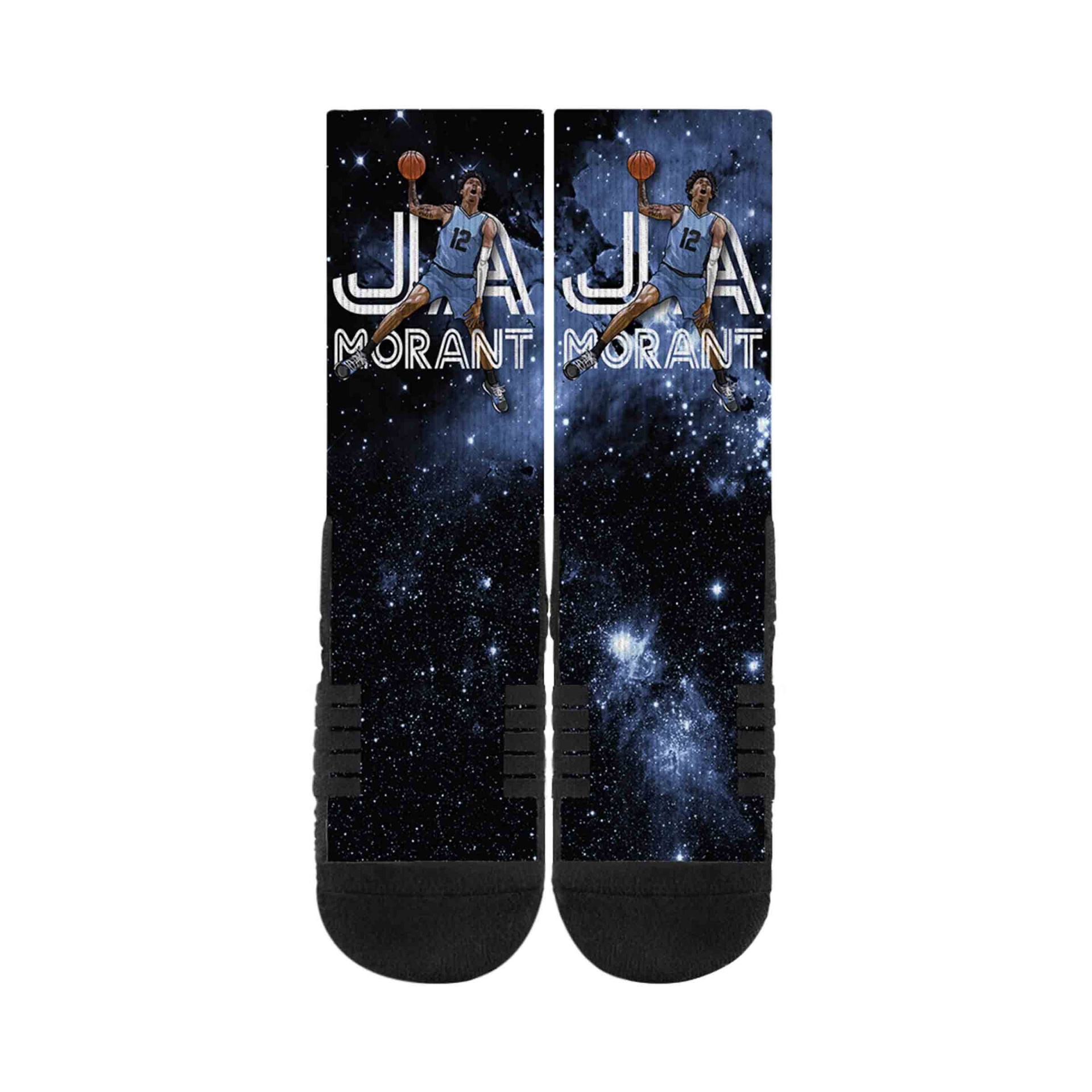 slide 1 of 2, NBA Memphis Grizzlies Ja Morant Galaxy Socks, 1 ct