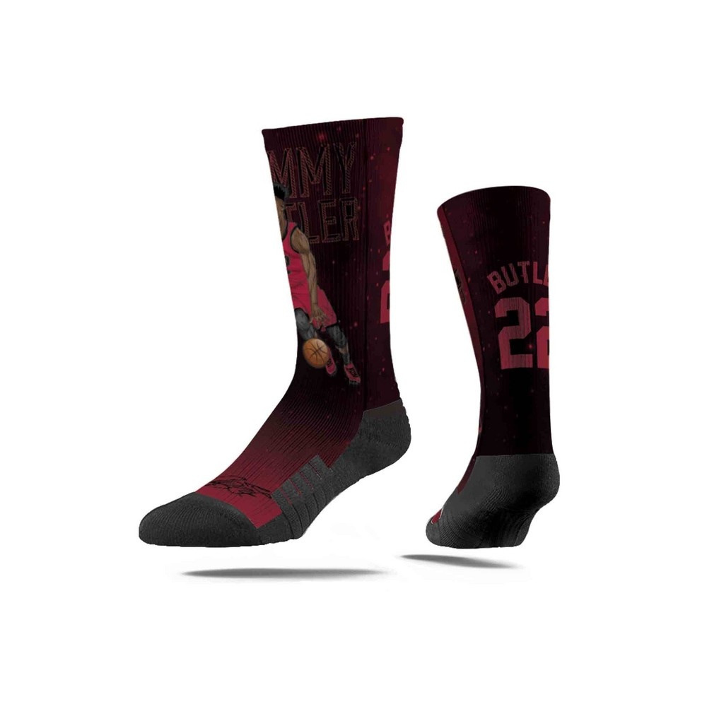 slide 2 of 2, NBA Miami Heat Jimmy Butler Galaxy Socks, 1 ct