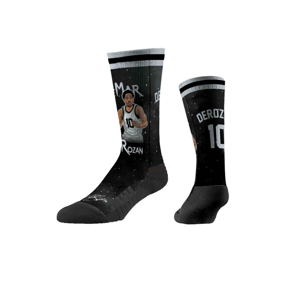 slide 2 of 2, NBA San Antonio Spurs Demar Derozan Galaxy Socks, 1 ct