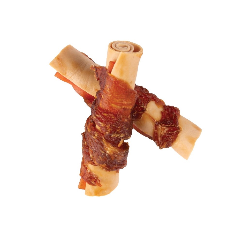 slide 3 of 4, DreamBone Mini Chicken Wrapped Broom Dental Sticks Dog Treats - 8ct, 8 ct