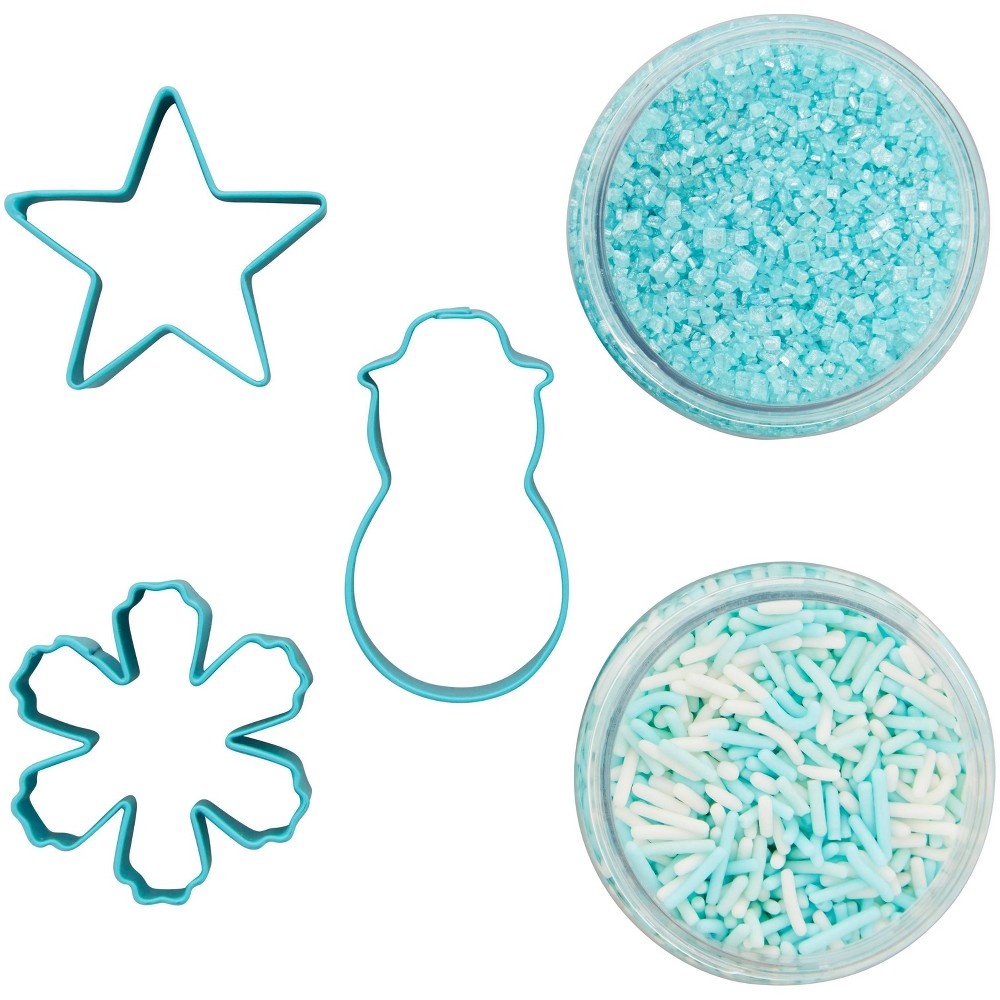 slide 2 of 4, Wilton Winter Metal Cookie Cutter & Sprinkle Set, 1 ct