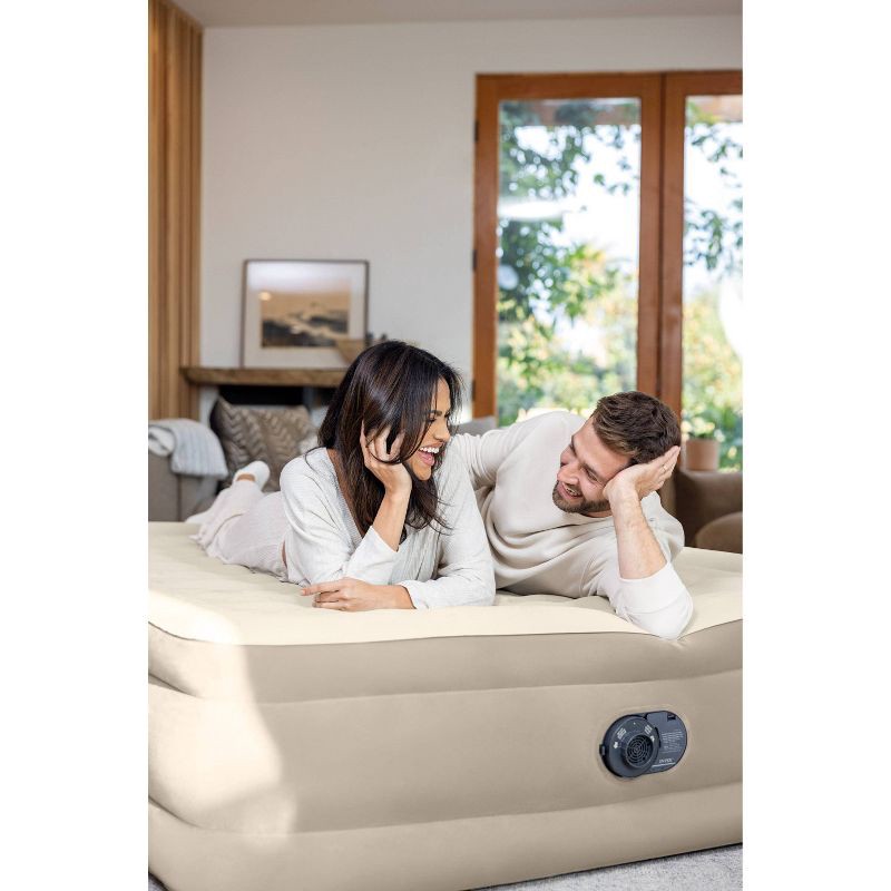 slide 6 of 8, Intex Ultra Plush 20" Queen Air Mattress with 120V Internal Pump, 1 ct