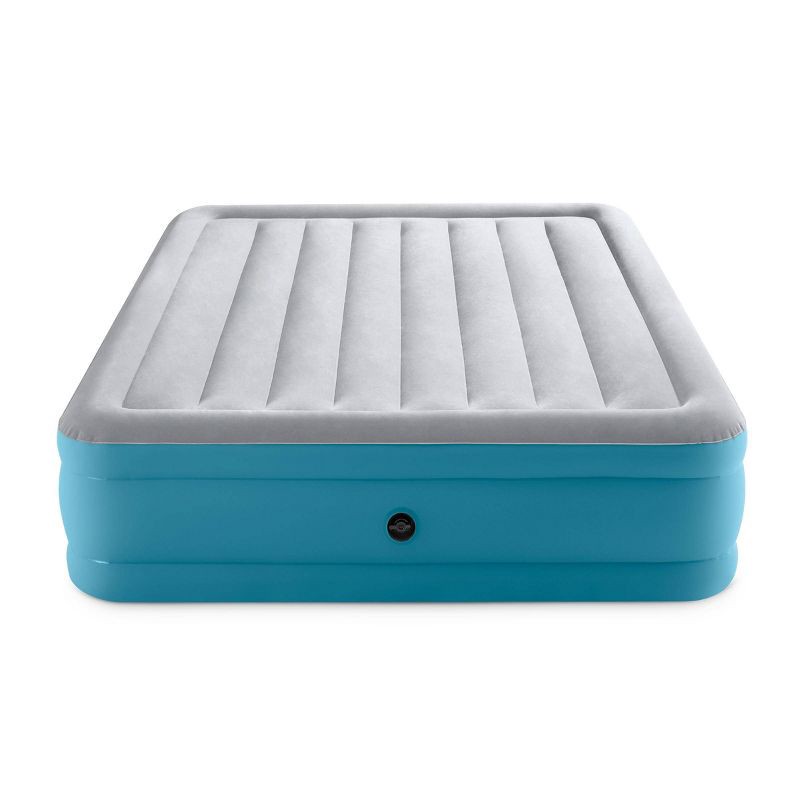 slide 1 of 5, Intex Raised 16" Air Mattress with Hand Held 120V Pump - Queen Size, 1 ct