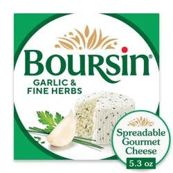 Boursin Garlic & Fine Herbs Gourmet Cheese, 5.3oz