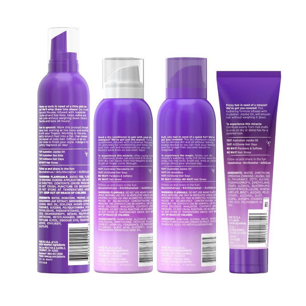 slide 6 of 7, Aussie Top Coats Holiday Pack Hair Treatment, 52 oz