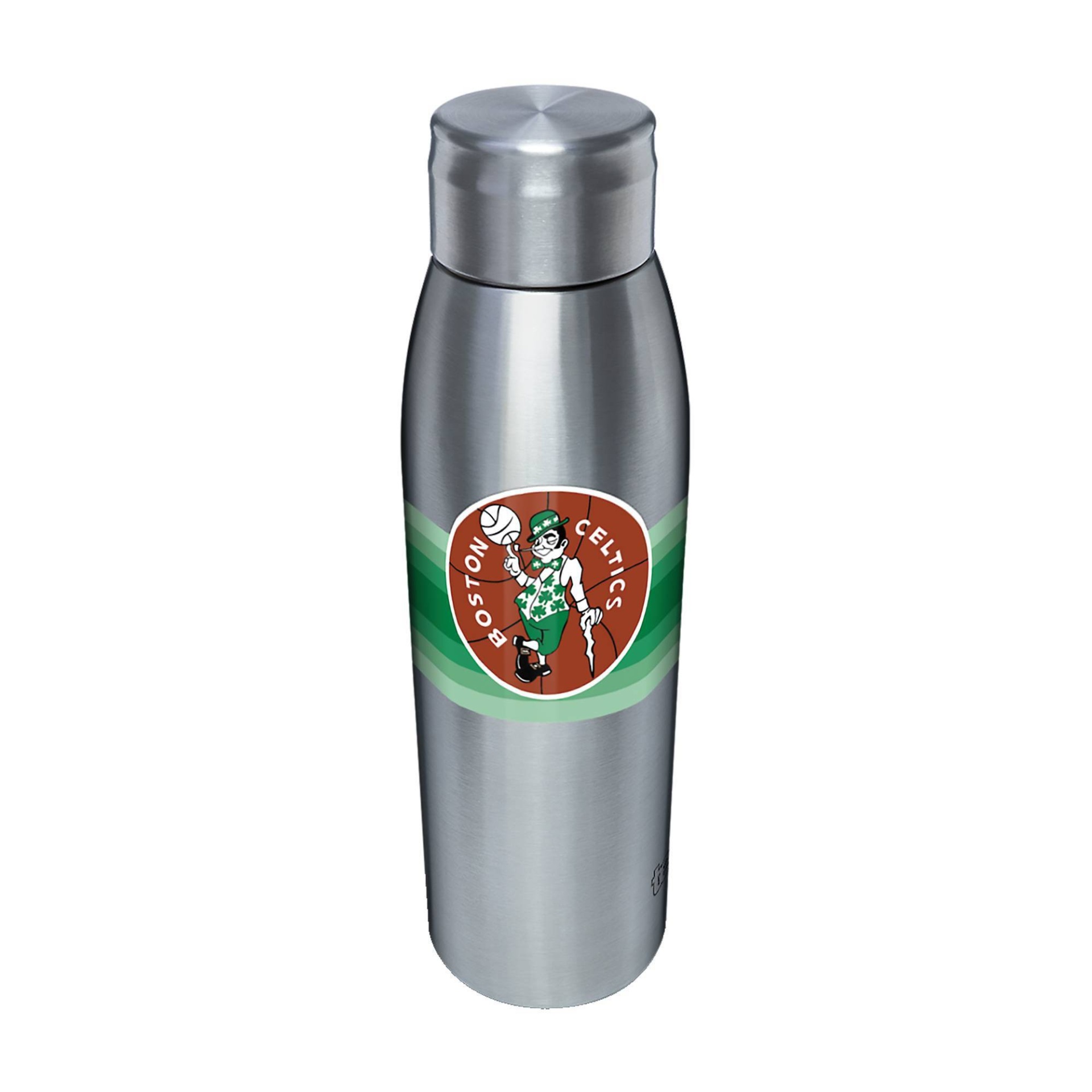 slide 1 of 1, NBA Boston Celtics Retro Stripe Stainless Water Bottle, 17 oz