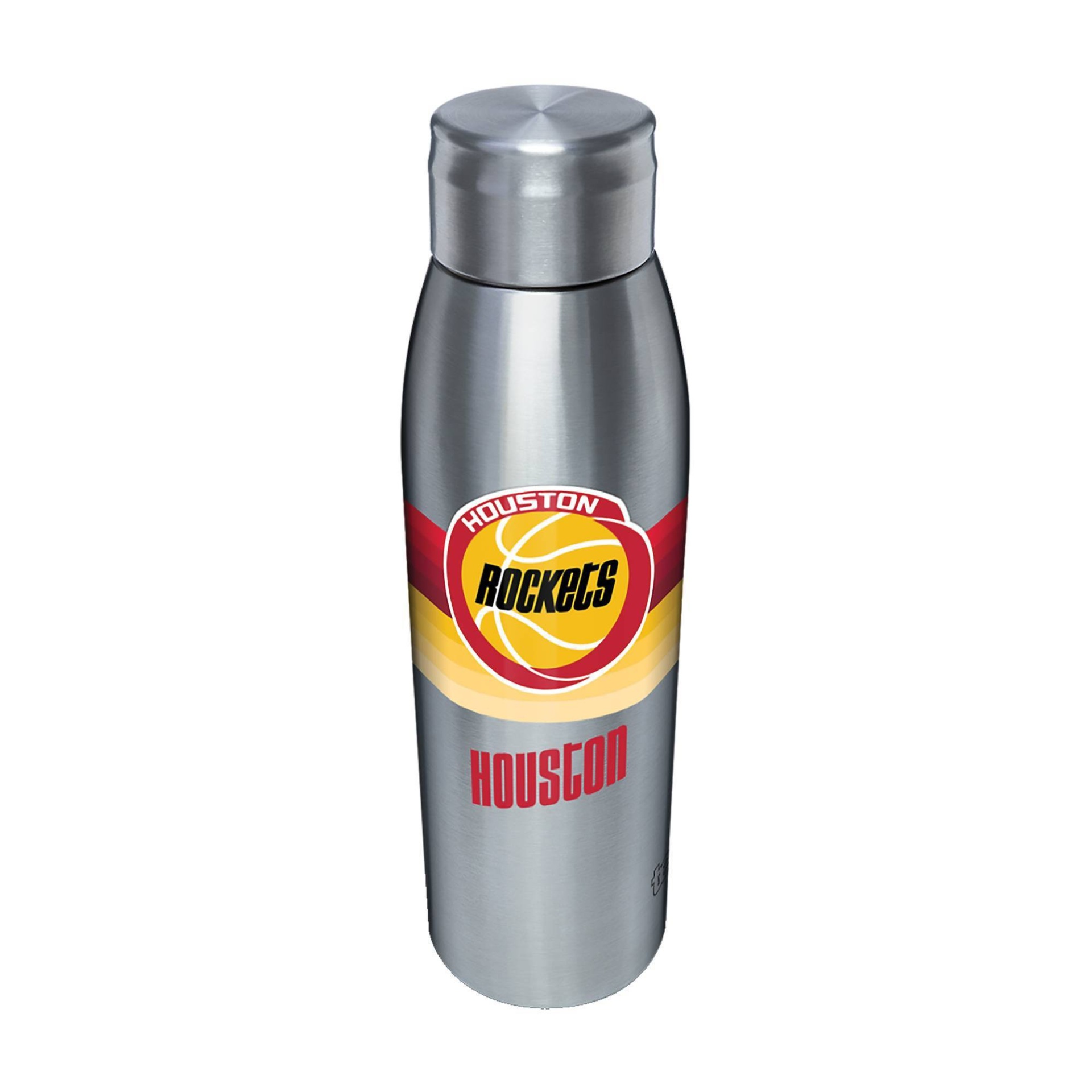 slide 1 of 1, Tervis NBA Houston Rockets Retro Stripe Stainless Water Bottle, 17 oz