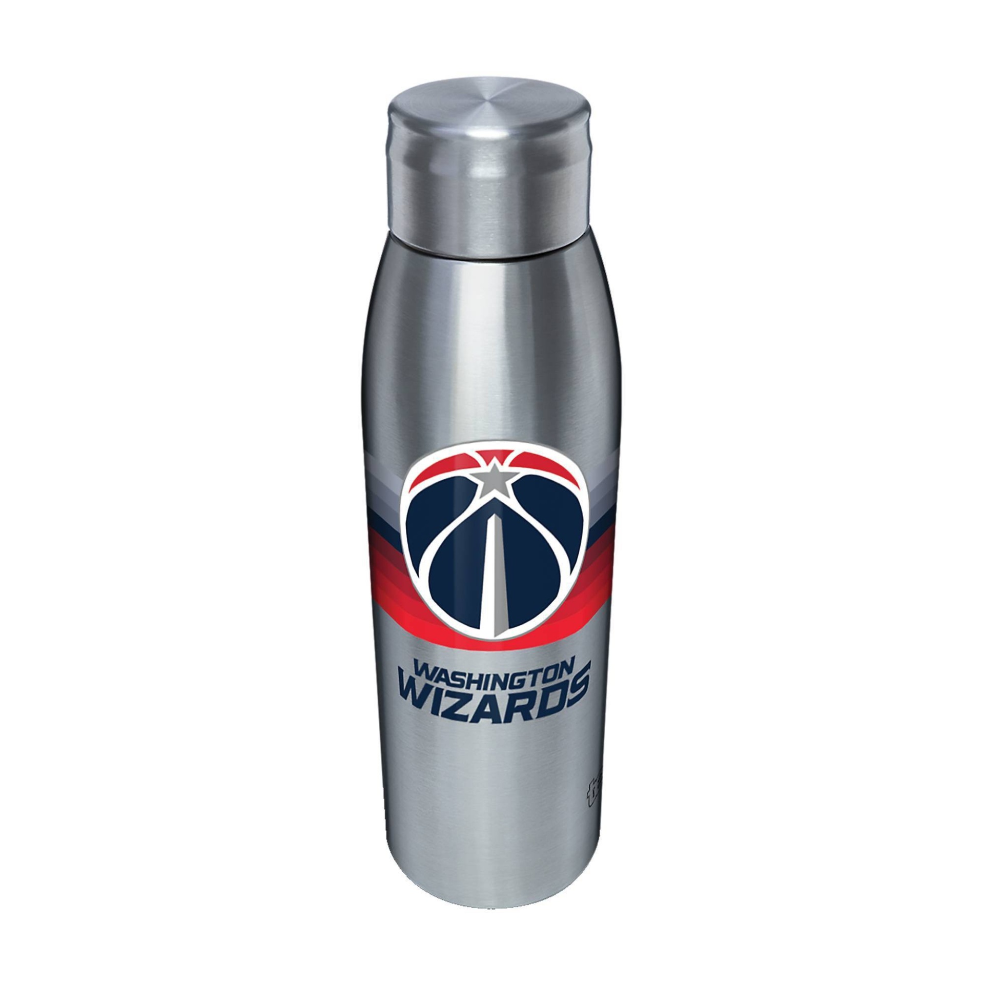 slide 1 of 1, Tervis NBA Washington Wizards Retro Stripe Stainless Water Bottle, 17 oz