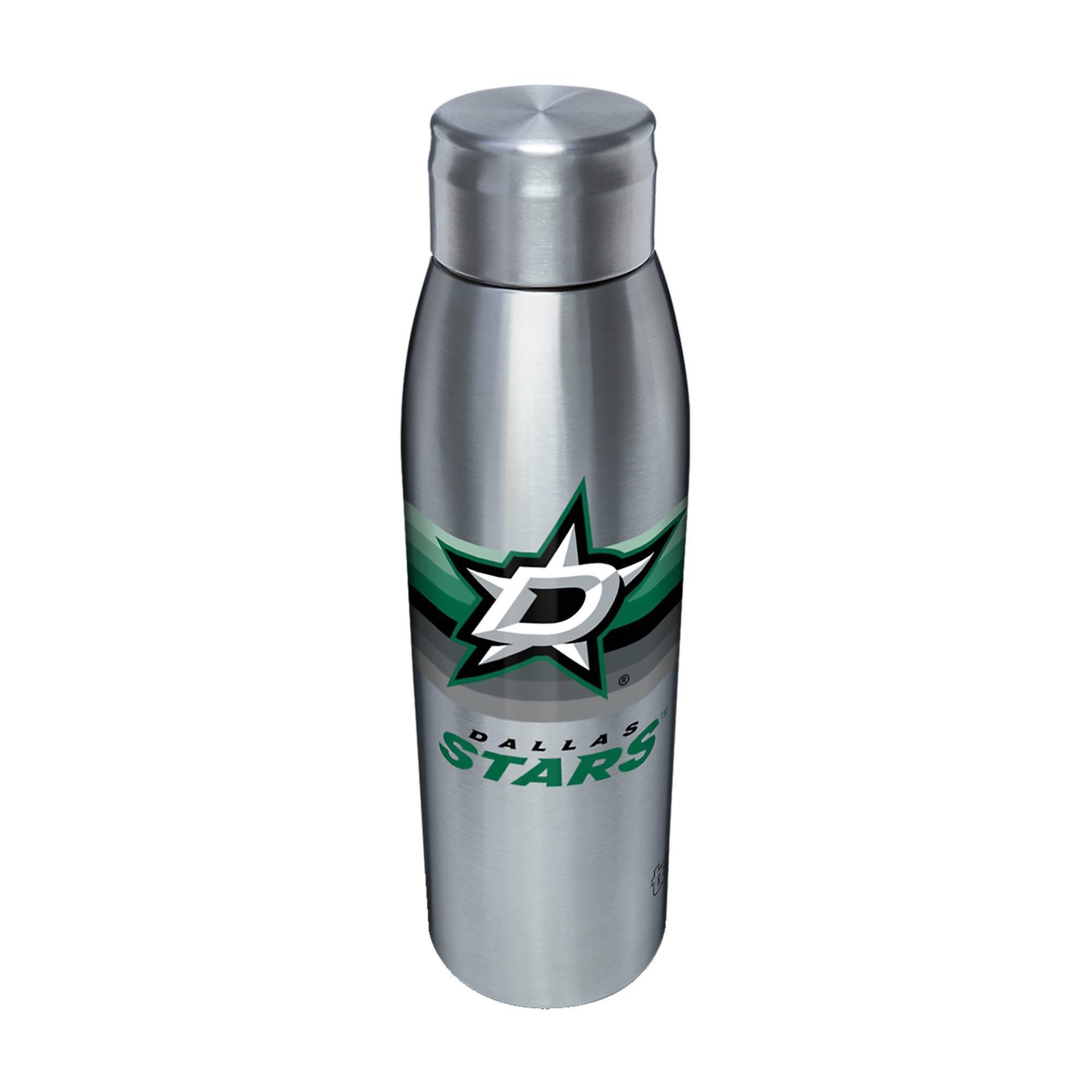 slide 1 of 1, NHL Dallas Stars Retro Stripe Stainless Water Bottle, 17 oz