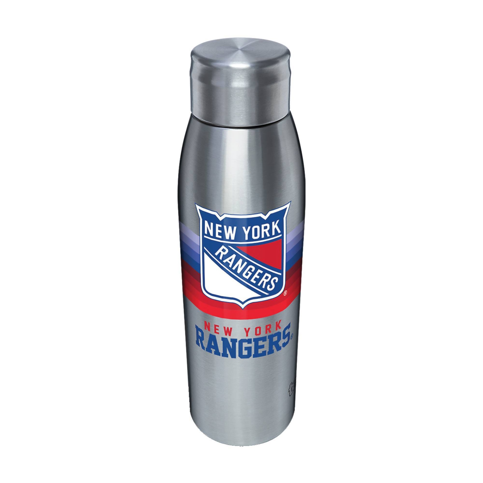 slide 1 of 1, NHL New York Rangers Retro Stripe Stainless Water Bottle, 17 oz