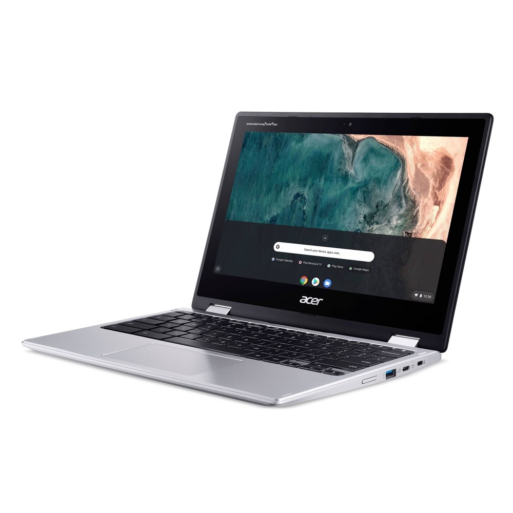 slide 4 of 7, Acer 11.6" Touchscreen Convertible Spin 311 Chromebook Laptop, 64GB Storage, Intel Processor, Silver (CP311-2H-C7QD), 1 ct