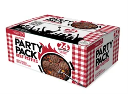 Holten Meats Beef Patties Party Pack 24 ea