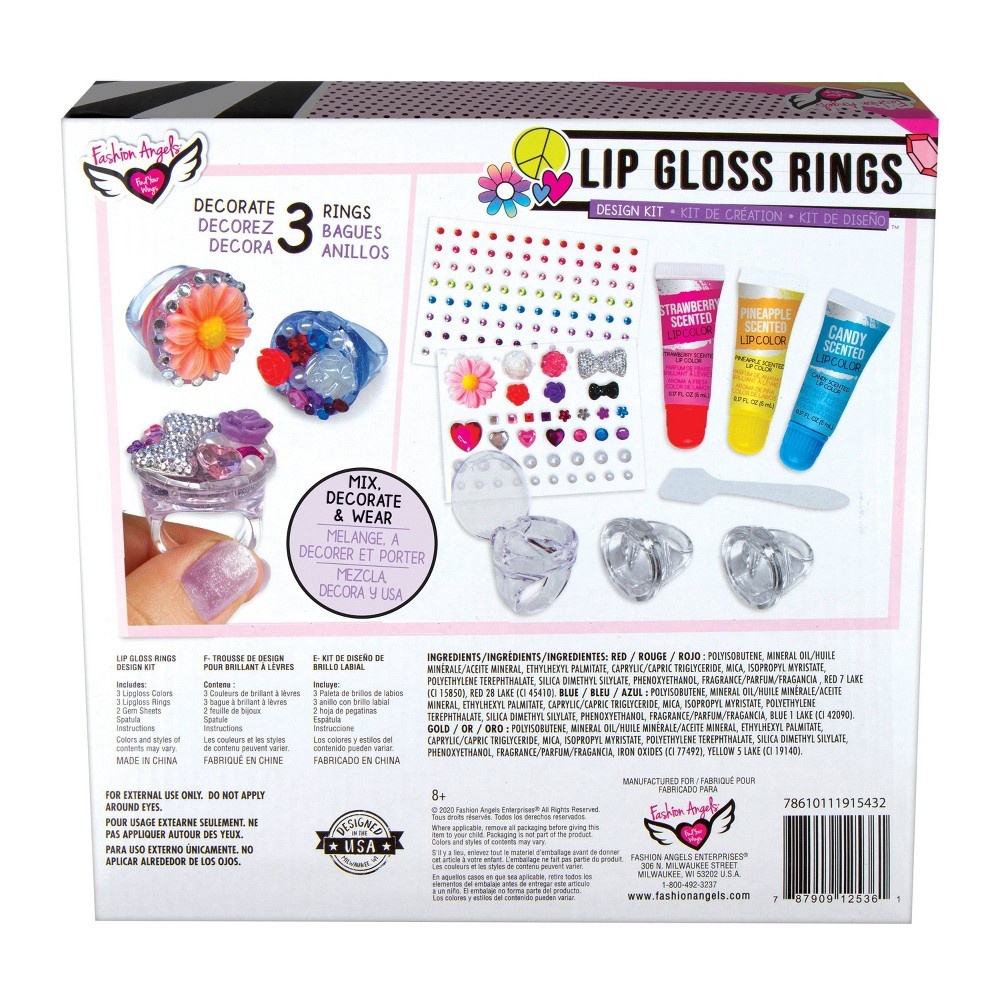 slide 4 of 5, Fashion Angels Lip Gloss Rings Kit, 1 ct