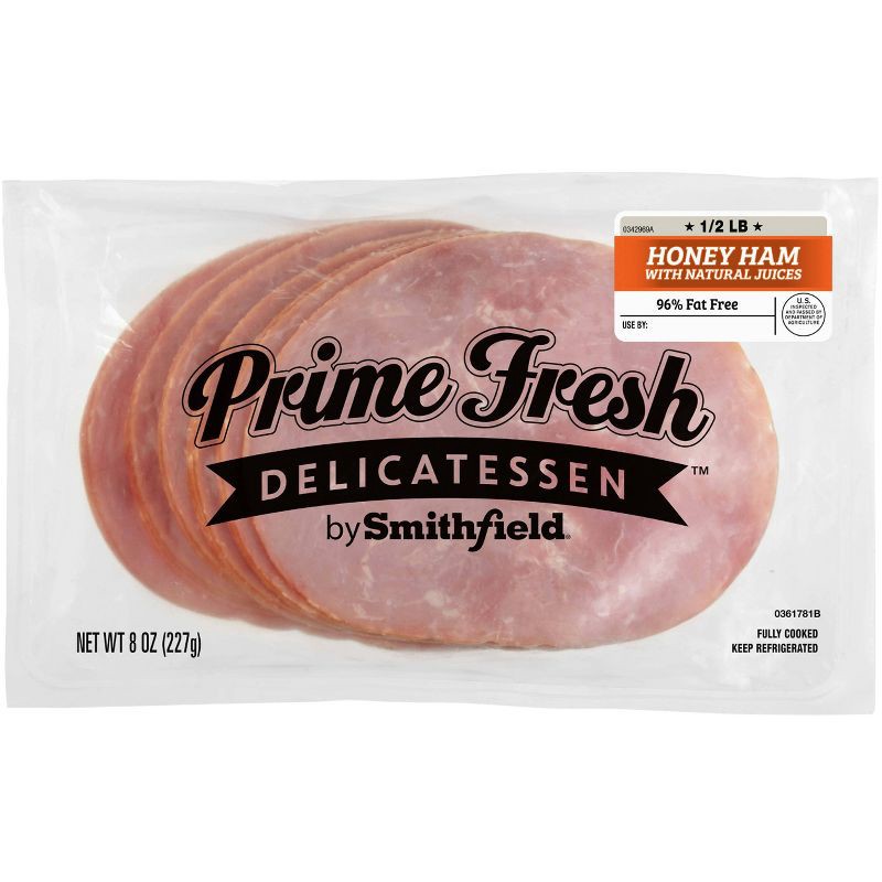 slide 1 of 6, Prime Fresh Delicatessen Prime Fresh Honey Ham - 8oz, 8 oz